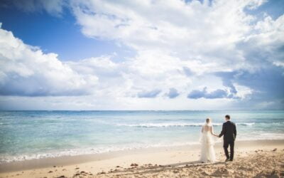 Wedding photos at Dreams Tulum’s Chapel