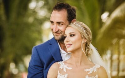 Wedding photos at Azul Beach Riviera Cancun