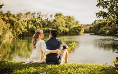 Engagement photos at Rosewood Mayakoba, Playa del Carmen