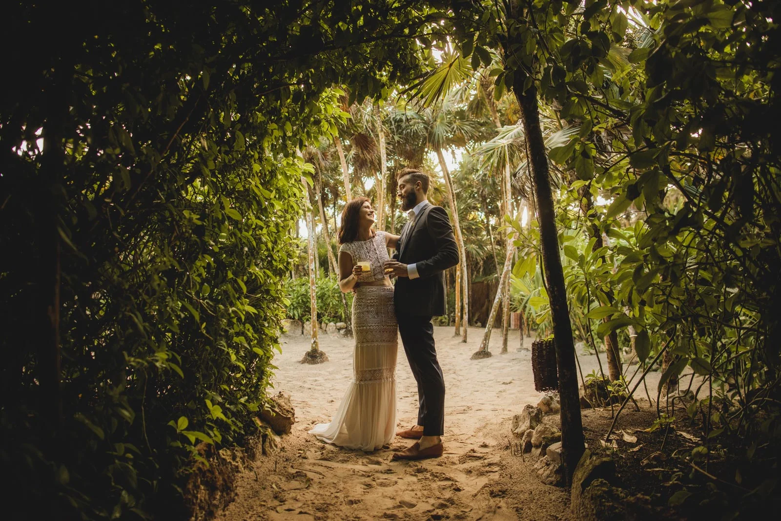 068-boho-beach-wedding-tulum-mexico-bride-groom-photos-jungle