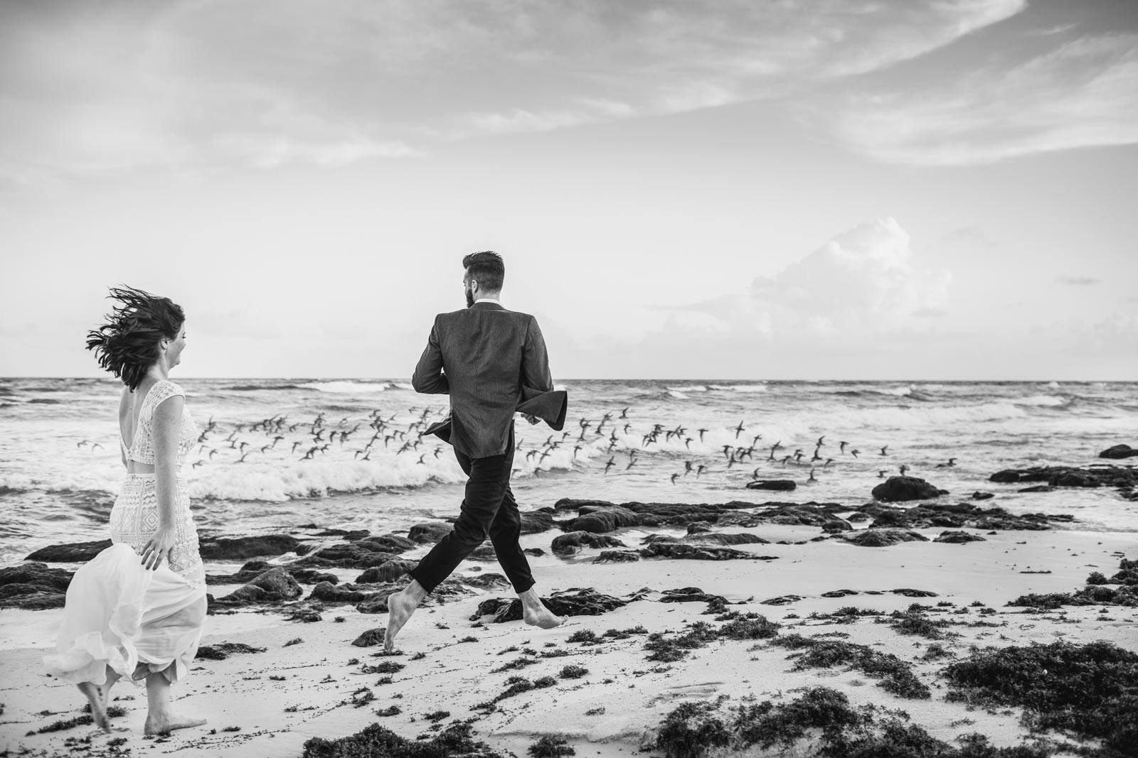 082-boho-beach-wedding-tulum-mexico-bride-groom-photos