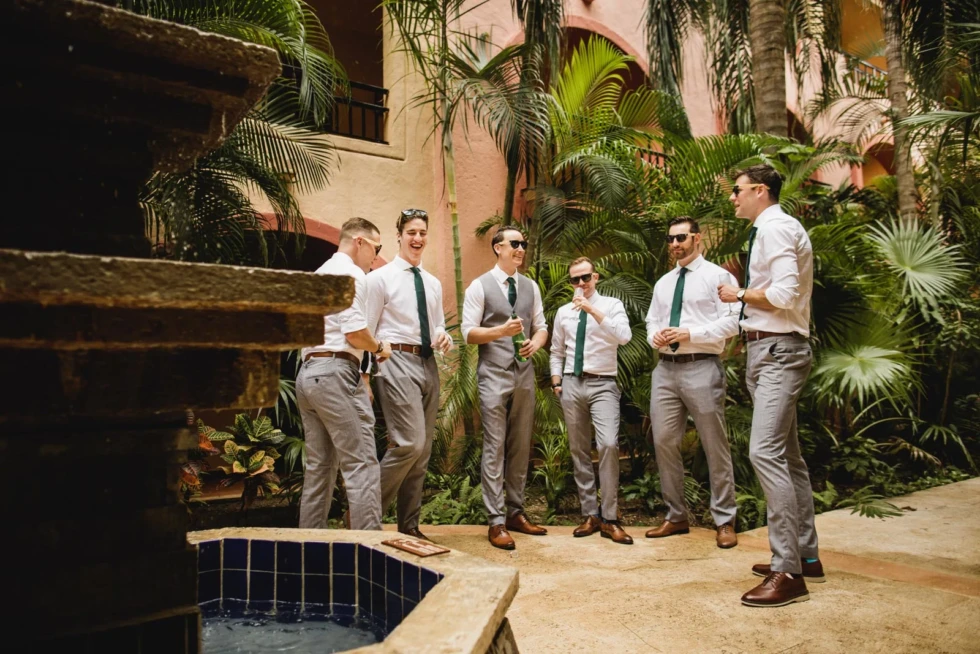 Groom & Groomsmen Style Tips for Cancun Photos