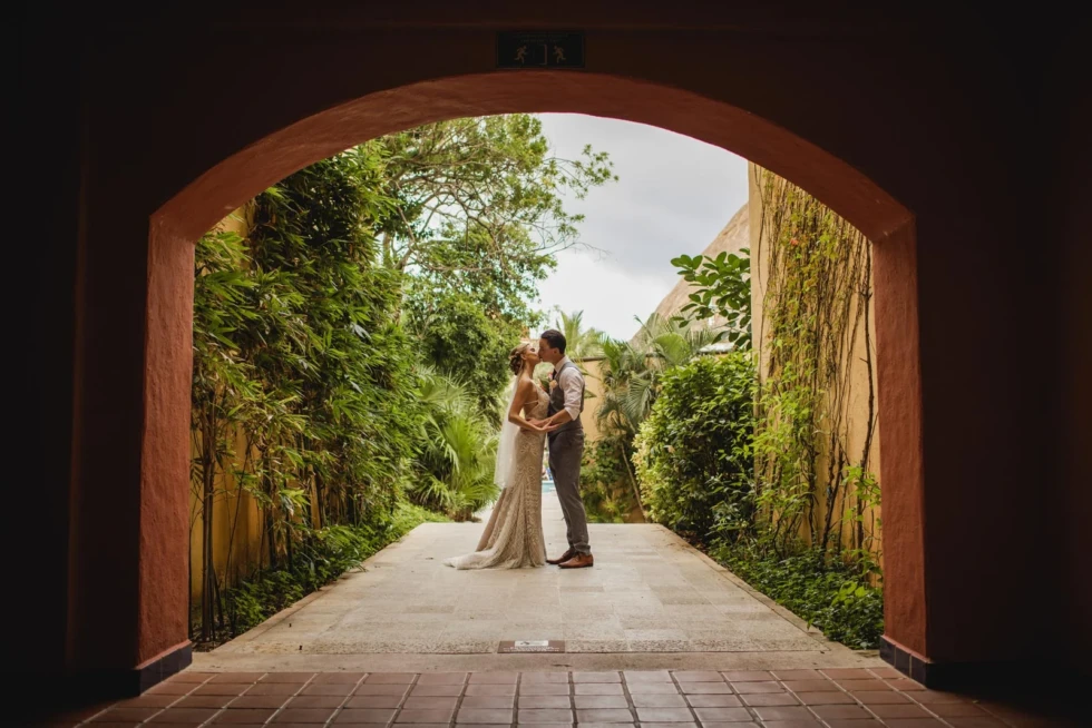 Wedding Photography at Sandos Playacar Beach