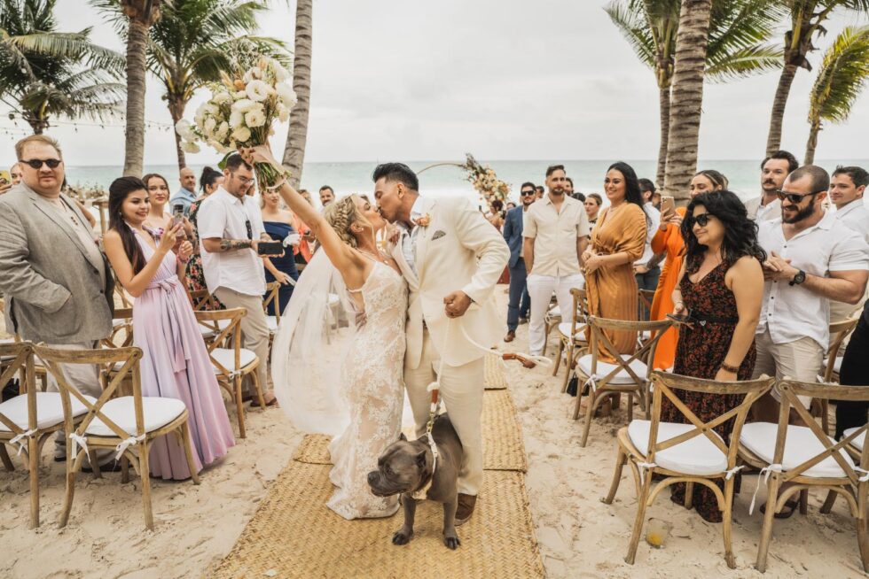 Including Your Pets in a Cancun Wedding Photoshoot